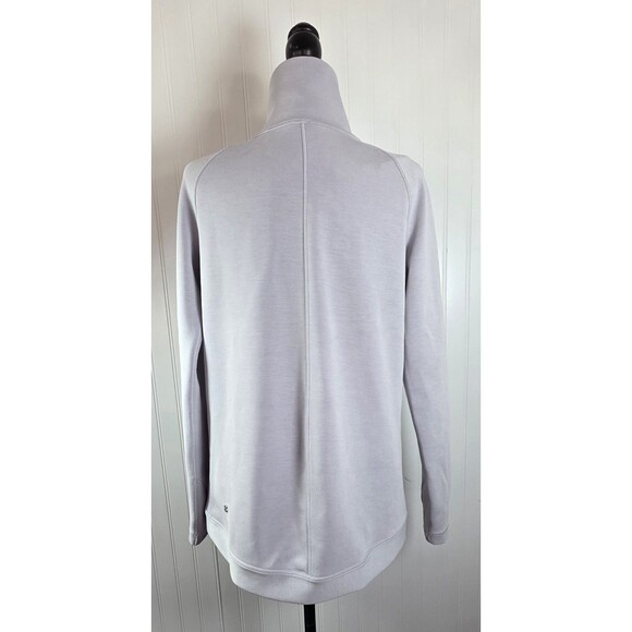 Lululemon Rulu Rally Wrap Lavender Long Sleeve Mock Neck Cardigan Womens Size 6 - Picture 5 of 14